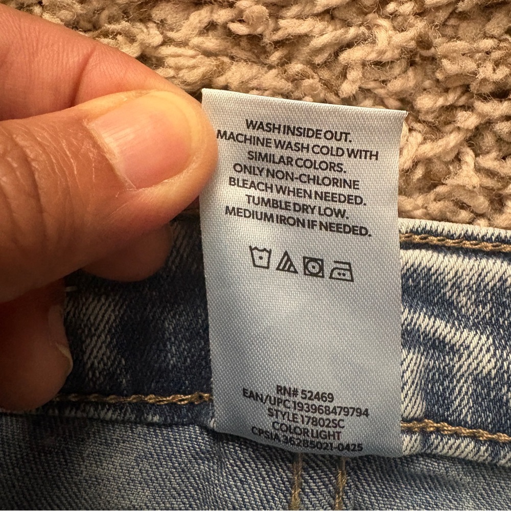 Girls Stylish Light Blue Skinny Jeans - Picture 12 of 12